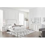 Chalanna Queen Upholstered Storage Bed, Dresser and Mirror - Image 10