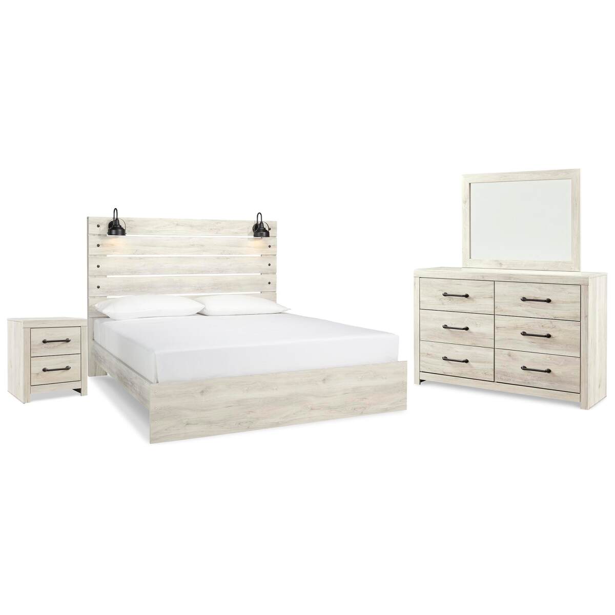 091c1f3c147d3a7de90af52eb0de4797 Cambeck King Panel Bed, Dresser, Mirror and Nightstand - Image 1