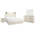 Cambeck King Panel Bed, Dresser, Mirror and Nightstand