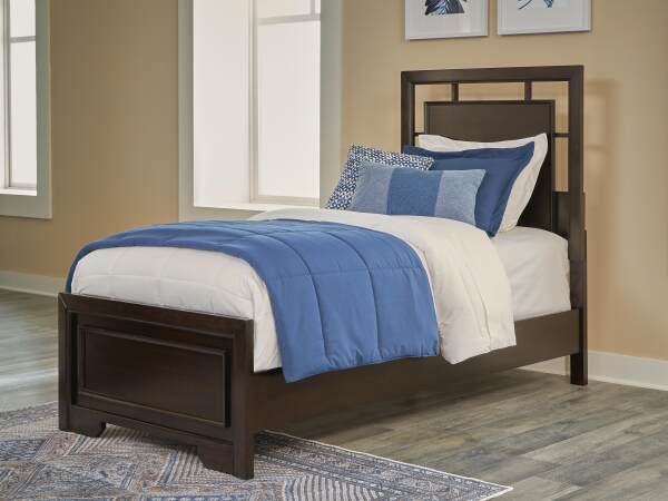 Covetown Twin Panel Bed, Dresser and Mirror - Image 10