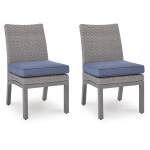 Half Moon Beach Outdoor Side Chair with Cushion (Set of 2) - Image 2