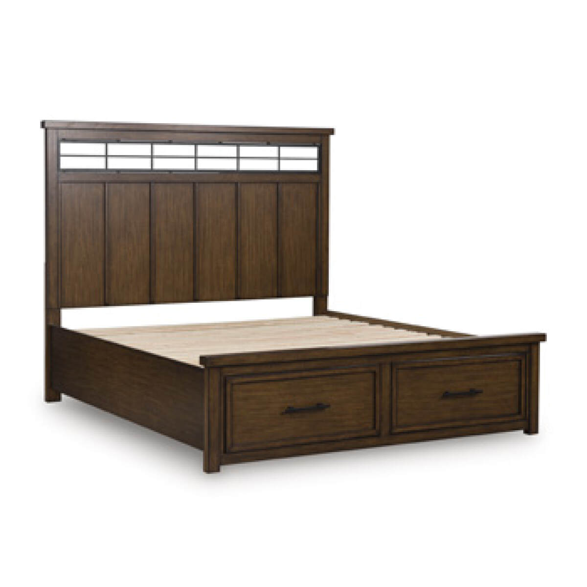 098cdbfc7e94a11b9405cf09c1931203 Taffenbrook King/California King Panel Headboard with Roll Slats - Image 1
