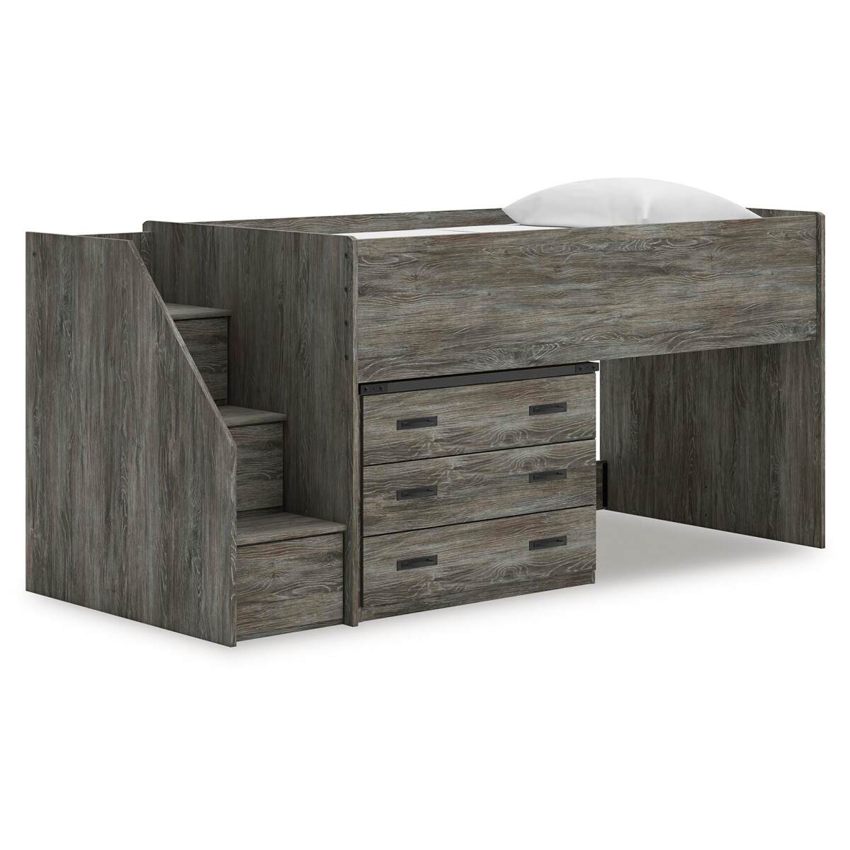 09a233d4dc5dba540677ebf6563b4f78 Frandern Twin Loft Bed with Drawer Storage - Image 1