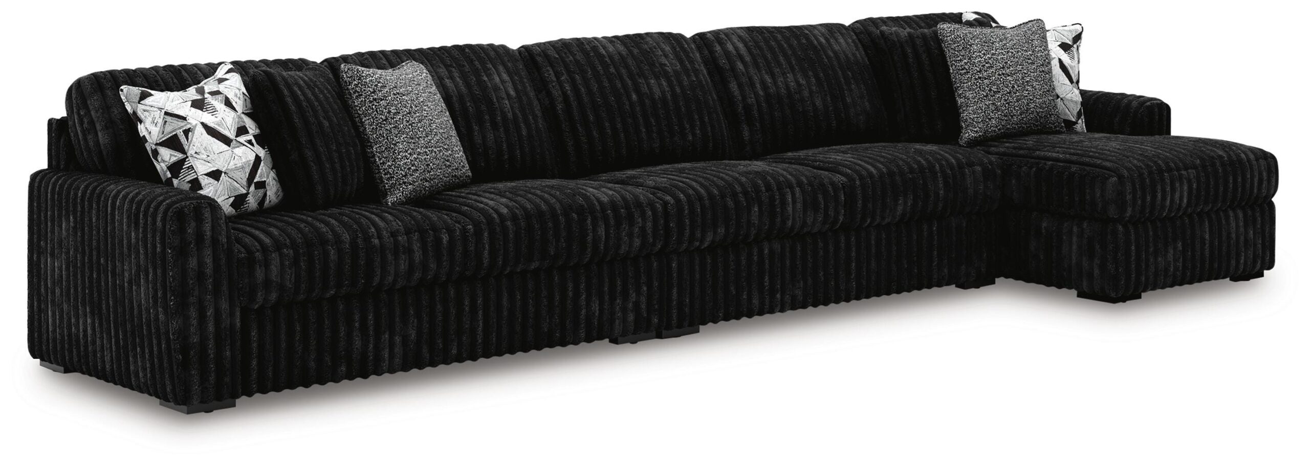 09c8d981a3c8dccc06a128980922e20c Midnight-Madness 3-Piece Sectional with Chaise - Image 1