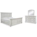 Robbinsdale Queen Panel Bed, Dresser and Mirror