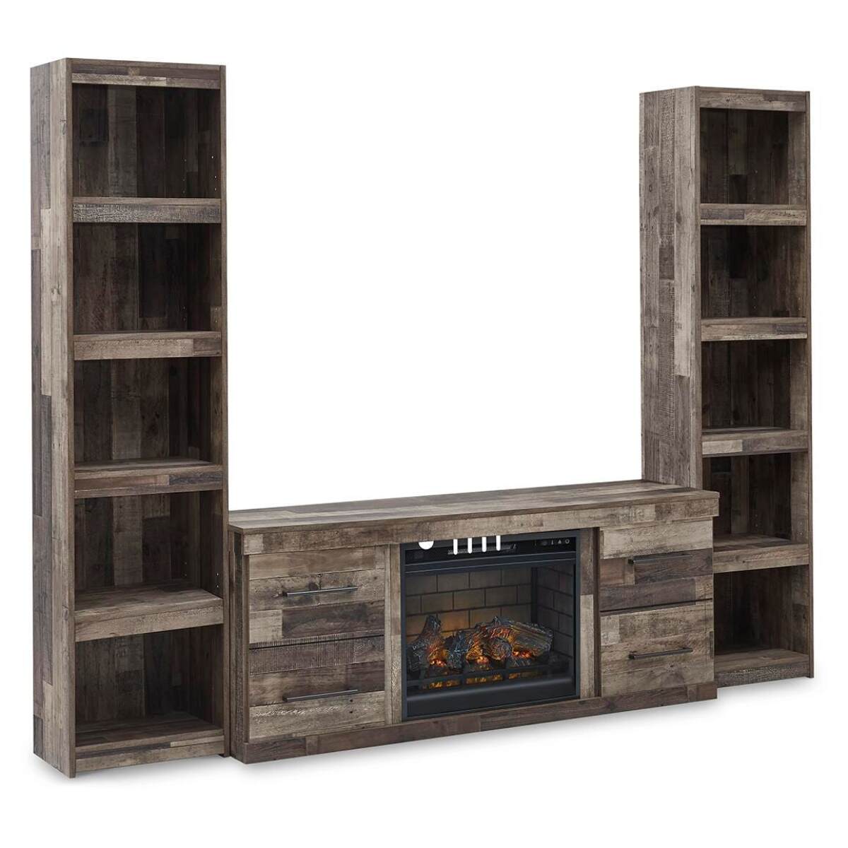 0a0c63ec3d09a8385264dce37d32a5d5 Derekson 3-Piece Entertainment Center with Electric Fireplace - Image 1