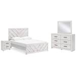 Cayboni Queen Panel Bed, Dresser, Mirror and Nightstand