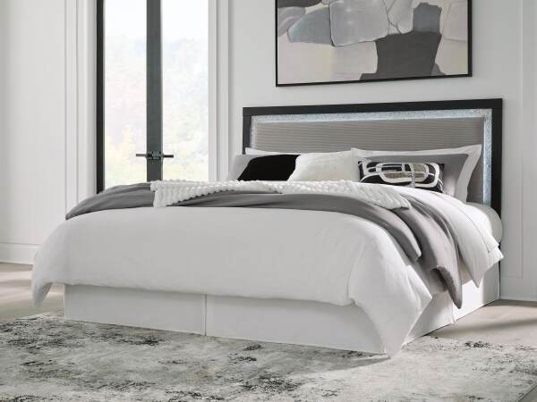 Maeling King Upholstered Panel Headboard - Image 3