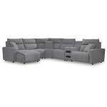 Modmax II 6-Piece Reclining Sectional with Chaise and Audio Console