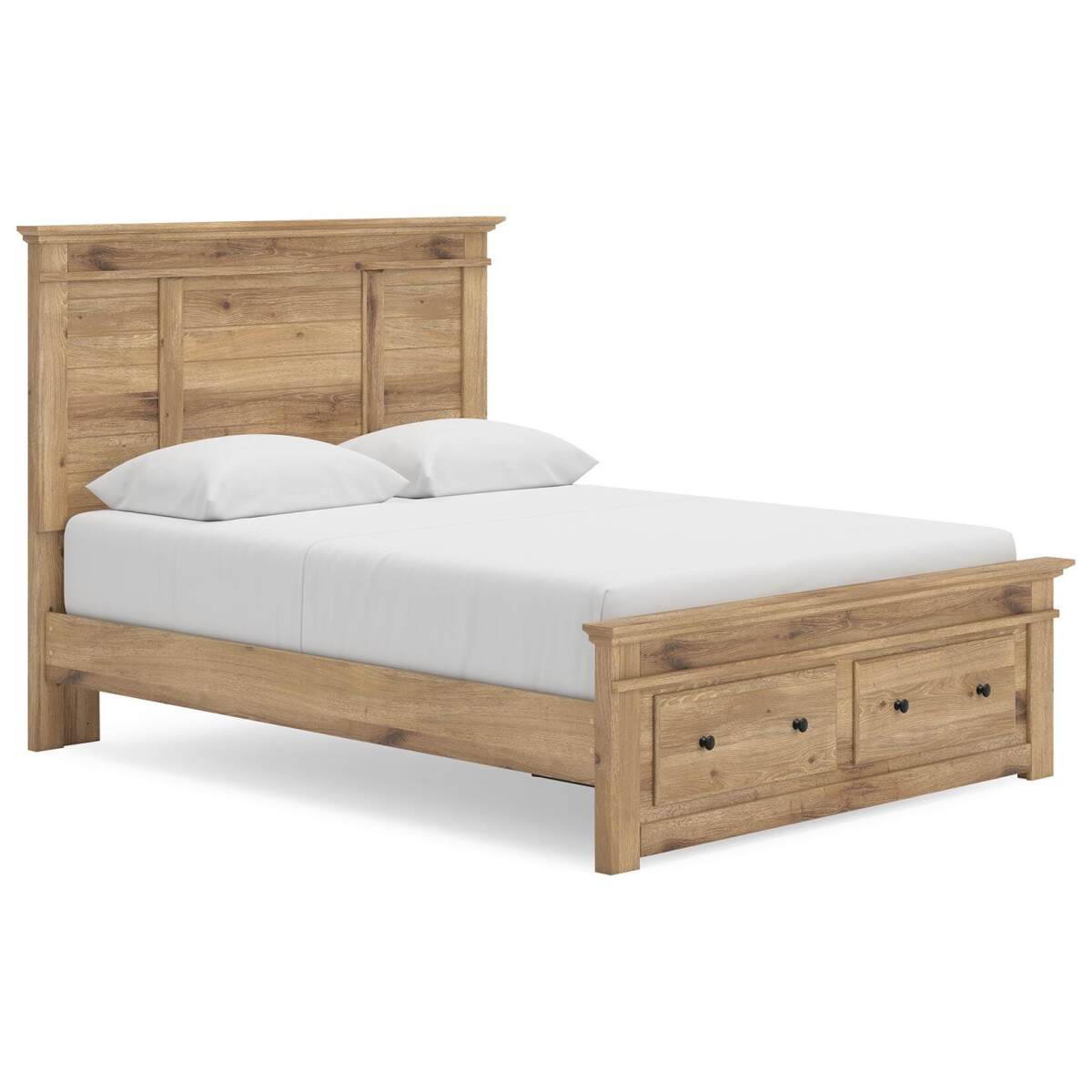 0ab0a6f2918b1cc98c0b6b5245a9a2f0 Makidern Queen Panel Storage Bed - Image 1