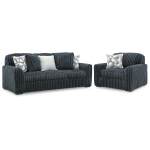Midnight-Madness Sofa and Oversized Chair