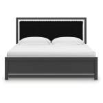 Zuraleus King Upholstered Panel Platform Bed - Image 7