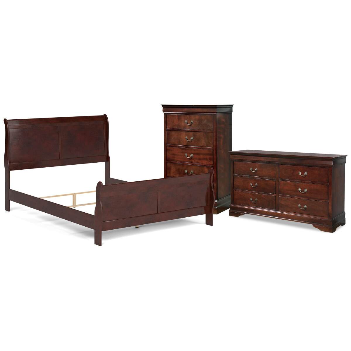 0ad306dbf0454b44852cb3cd1efe797b Alisdair Queen Sleigh Bed, Dresser and Chest - Image 1