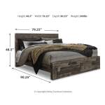 Derekson King Storage Bed, Dresser, Mirror and 2 Nightstands - Image 7