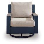 East Beach Outdoor Swivel Glider Chair with Cushion - Image 4