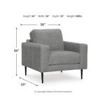 Hazela Chair and Ottoman - Image 14