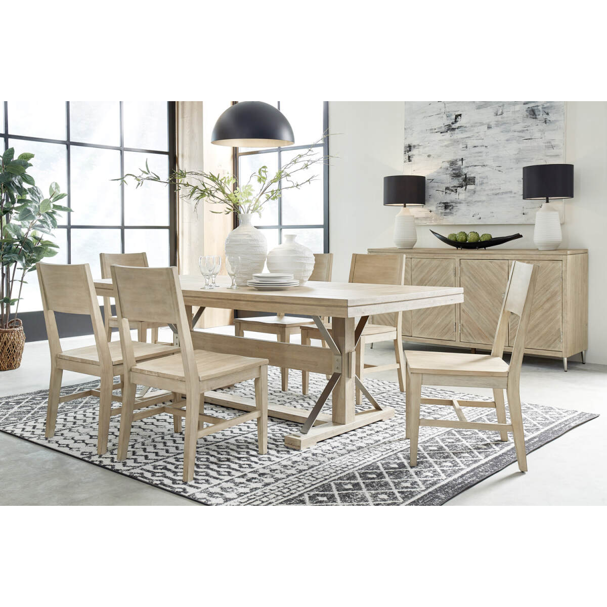 0b2b29b45eef916cae45321c107c9e7d Maddox Dining Side Chair W/uph Seat (per Chair, 2/ctn) I644-6660S - Image 1