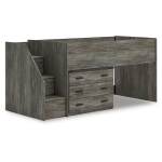 Frandern Twin Loft Bed with Drawer Storage - Image 3