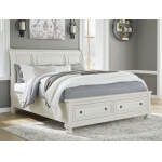 Robbinsdale King Sleigh Bed with Storage