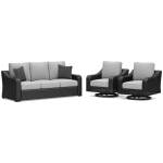 Beachcroft Outdoor Sofa and 2 Lounge Chairs - Image 2