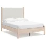 Cadmori Full Upholstered Panel Bed, Dresser and Mirror - Image 11