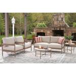 Bluff Trail Outdoor Love/Chairs/Tables Set (Set of 5) - Image 6