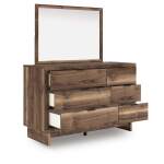 Chirason Twin Panel Bed with Storage, Dresser and Mirror - Image 5