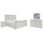 Robbinsdale Queen Panel Bed, Dresser, Mirror and Nightstand