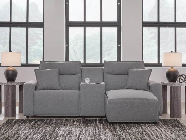 Modmax II 3-Piece Power Reclining Sectional with Chaise and Console - Image 3