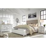 Kanwyn King Upholstered Storage Bed, Dresser, Mirror and Nightstand - Image 13
