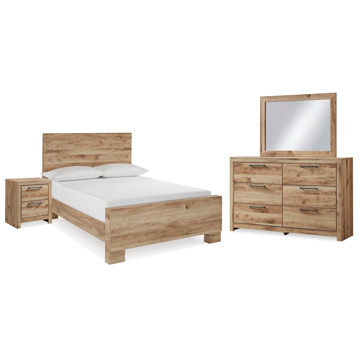 0e3d196b9ce96a11fde9b7e37b1ac6be Hyanna Full Panel Bed, Dresser, Mirror and Nightstand - Image 1
