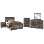 Wynnlow Queen Panel Bed, Dresser, Mirror, Chest and 2 Nightstands - Image 3