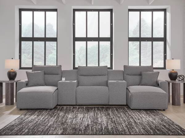 Modmax II 5-Piece Power Reclining Sectional with Chaise and Consoles - Image 3