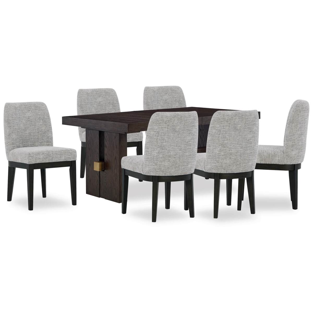 0ec864ade9b5cc2b106e3f10f6d84b81 Burkhaus Dining Table and 6 Chairs - Image 1