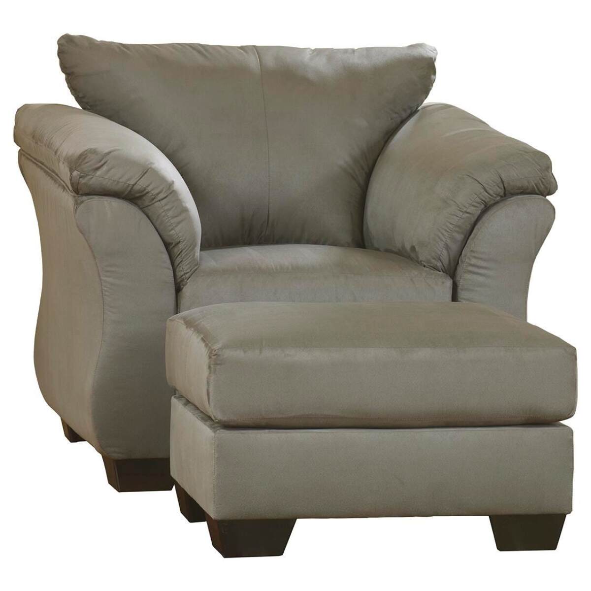 0ede843348767041e5068c7e4fdce57d Darcy Chair and Ottoman - Image 1