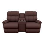 Pinnacle Power Wall Reclining Loveseat w/ Headrest & Console - U39512