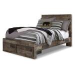 Derekson Full Panel Storage Bed with Nightstand