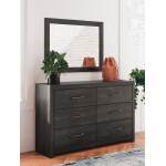 Hollivern Twin Panel Bed, Dresser and Mirror - Image 16