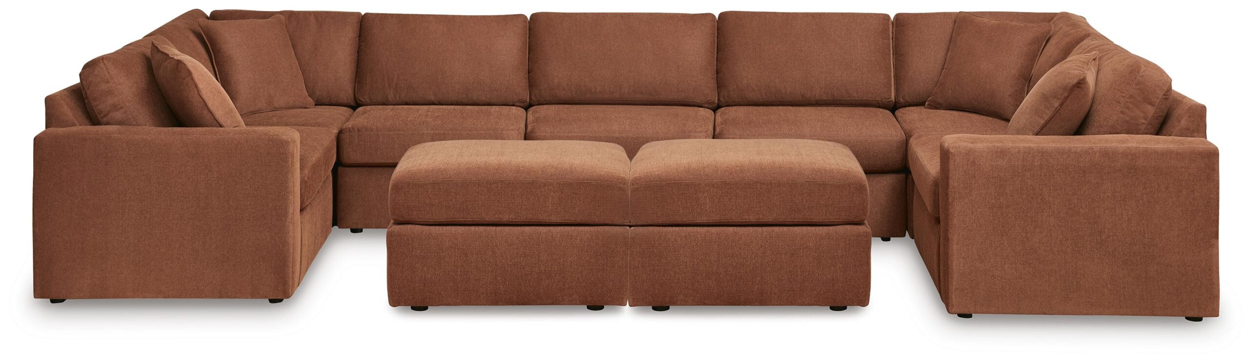0f4c398900407b1d66980dd12c5ed9bf Modmax 7-Piece Sectional and 2 Ottomans - Image 1