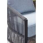 Bridges Beach Outdoor Love/Chairs/Table Set (Set of 4) - Image 7