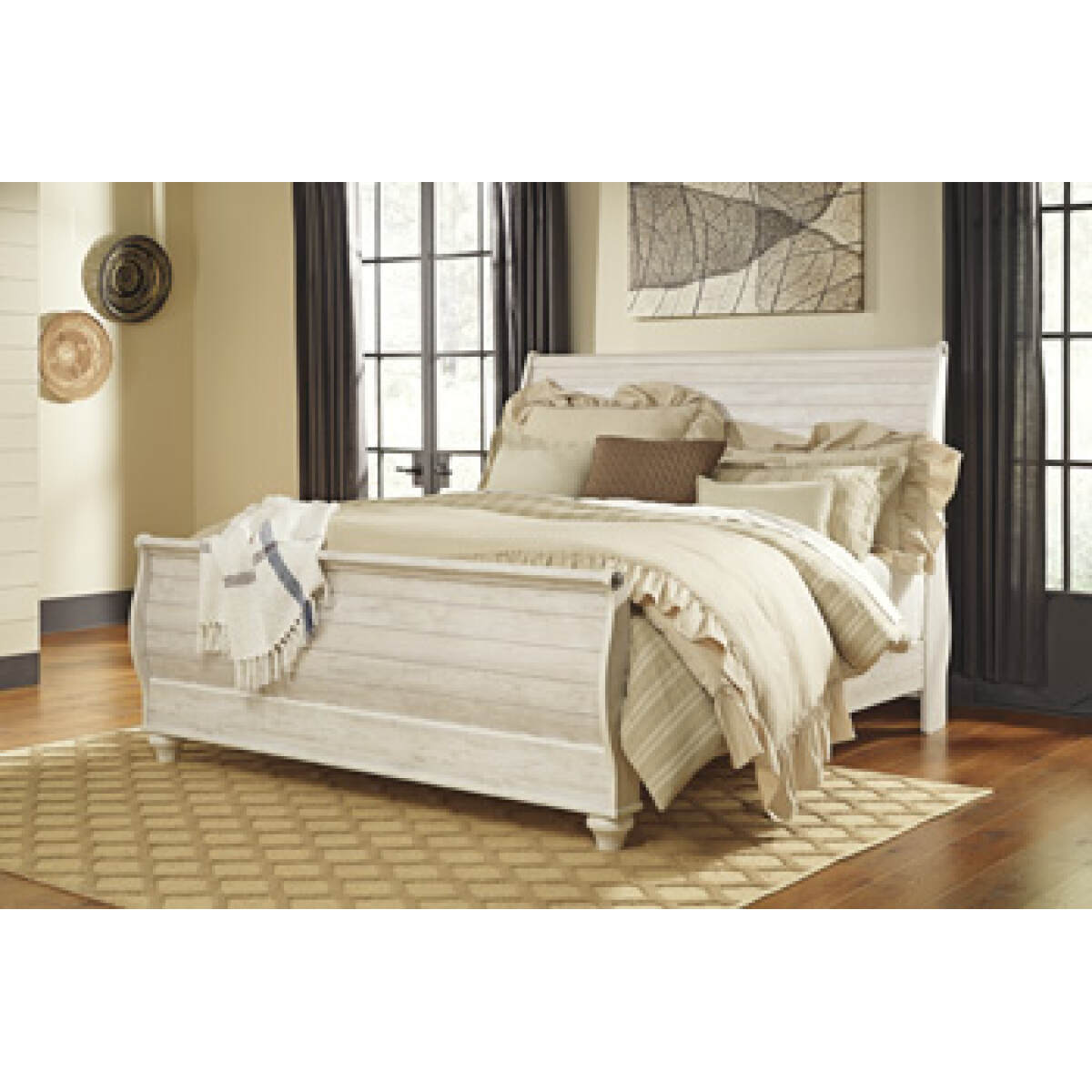 1020d30d44f48cd529cf315abd291bd0 Willowton King Sleigh Footboard - Image 1