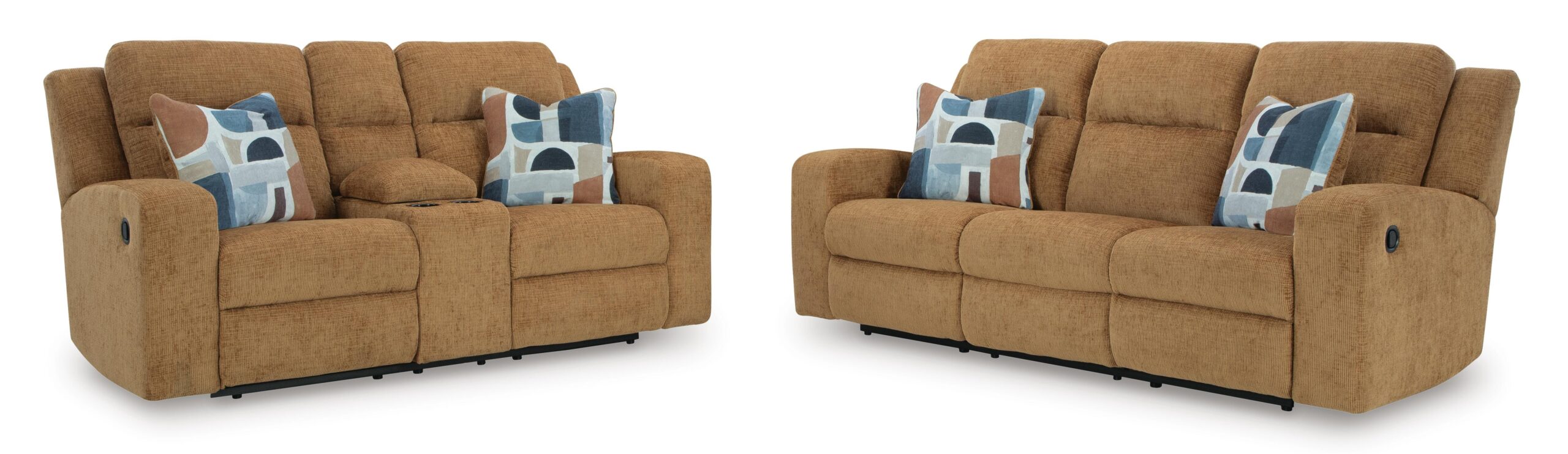 1058cd929e849fa91e22700f9f4d13da Kanlow Reclining Sofa and Loveseat - Image 1