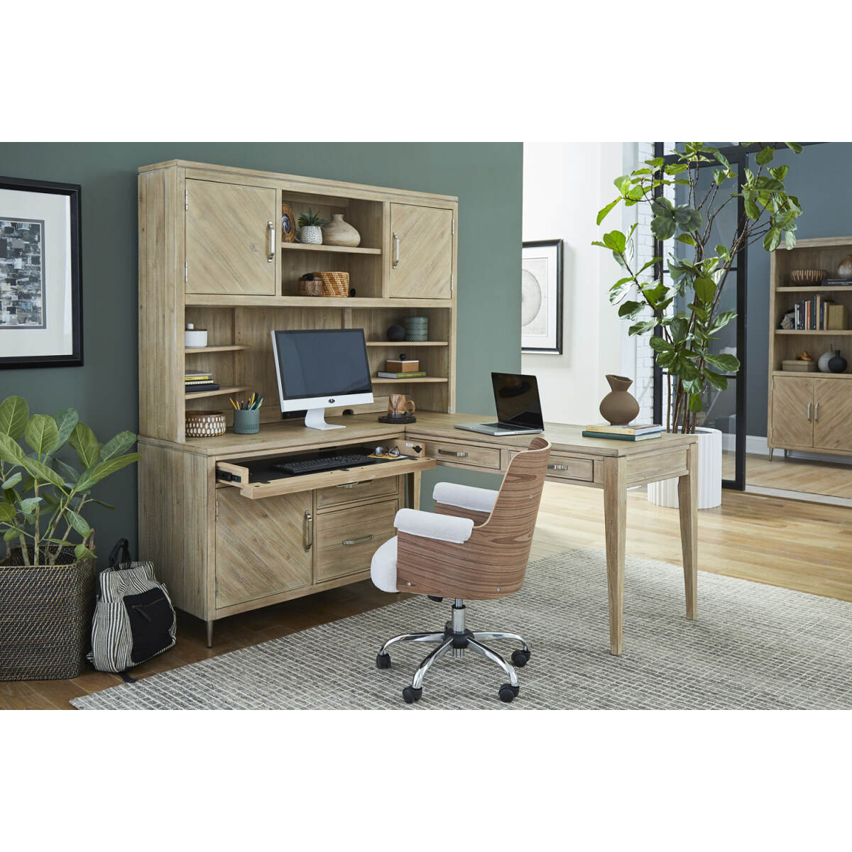 10628f8f2c0d96b6f9d6ba45817bac10 Maddox 68" Writing Desk I644-366WD - Image 1