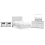 Bostwick Shoals Queen Panel Bed, Dresser, Mirror and 2 Nightstands - Image 2