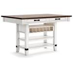 Valebeck Counter Height Dining Table and 6 Barstools - Image 4