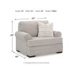 Eastonbridge Sofa Chaise and Oversized Chair - Image 14