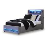 Verishaw Twin Upholstered Bed with Wireless Audio - Image 7