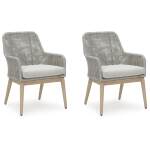 Seton Creek Outdoor Dining Arm Chair (Set of 2) - Image 2