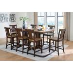 Rylandeen Counter Height Extension Dining Table and 8 Barstools - Image 3