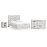 Cayboni Queen Panel Bed, Dresser and Nightstand